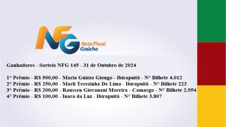 Nota Fiscal Gaúcha - Ganhadores