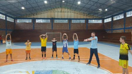 CRAS dá continuidade às Oficinas de Futsal para a categoria Sub-13