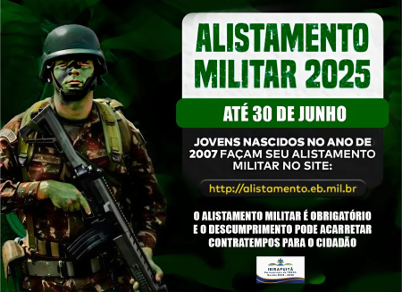 Alistamento Militar 2025: Prazo vai até 30 de junho