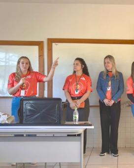 CRAS de Ibirapuitã inicia as ações do Maio Laranja pelas escolas do interior do município