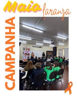 CRAS de Ibirapuitã segue com as ações do Maio Laranja nas escolas do município