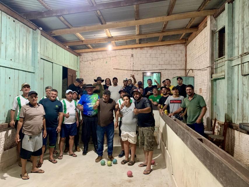 Abertura do Campeonato Municipal de Bocha 2026 reúne 12 equipes em Ibirapuitã