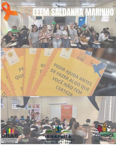 MAIO LARANJA: EDUCAR PARA PROTEGER