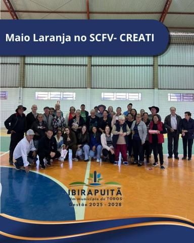 CRAS Promove Atividade de Conscientização da Campanha Maio Laranja com Grupo do CREATI