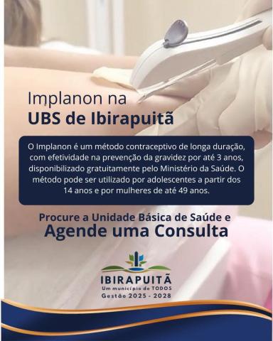Ibirapuitã amplia acesso à saúde da mulher com a disponibilização do Implanon pelo SUS